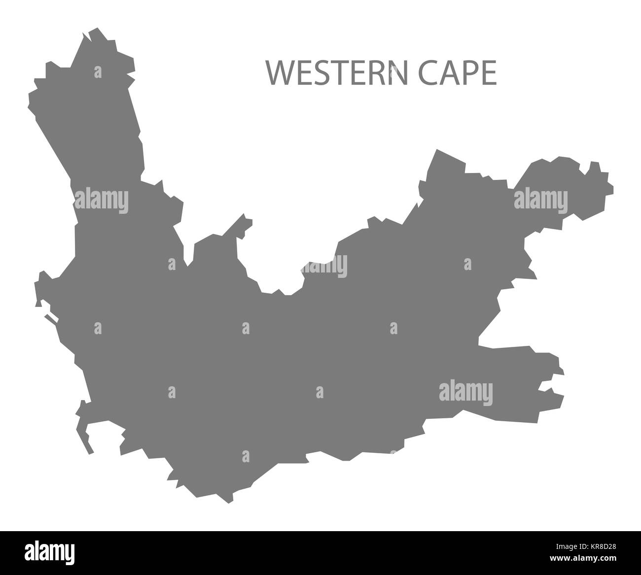 Western Cape Afrique du Sud site gray Banque D'Images