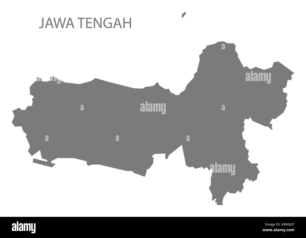 Jawa Tengah Indonésie Site gray Banque D'Images