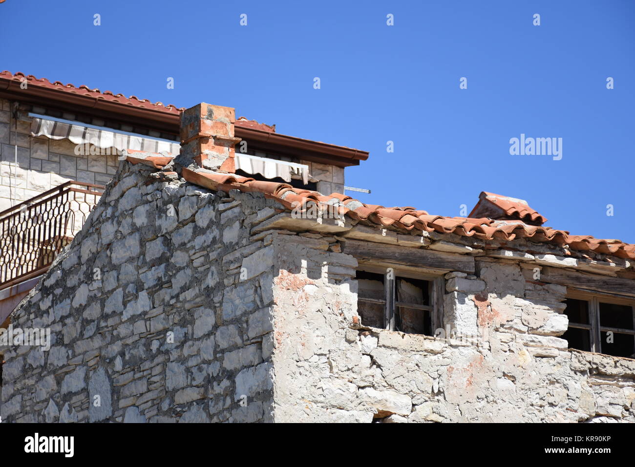 OUMAG,istria,vieille ville,ville,maison,maisons,buanderie,allée Banque D'Images