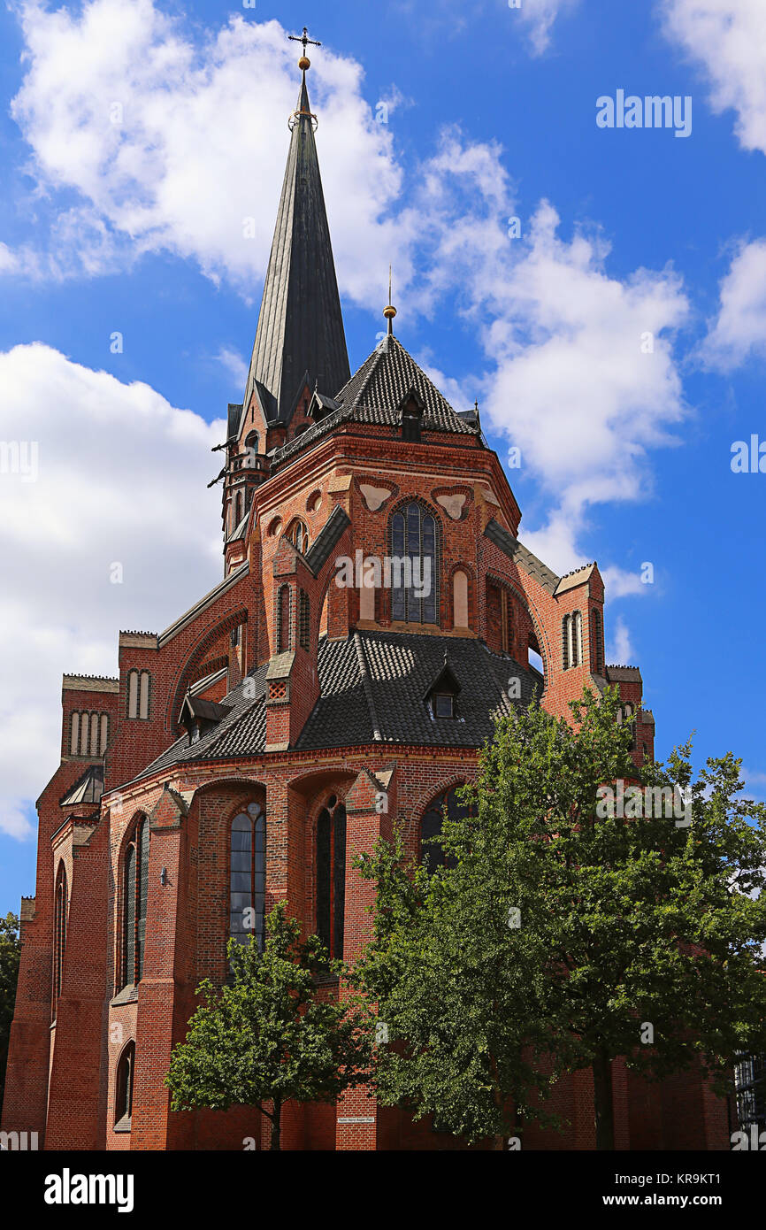 sankt nicolai dans le quartier de l'eau de Lüneburg Banque D'Images
