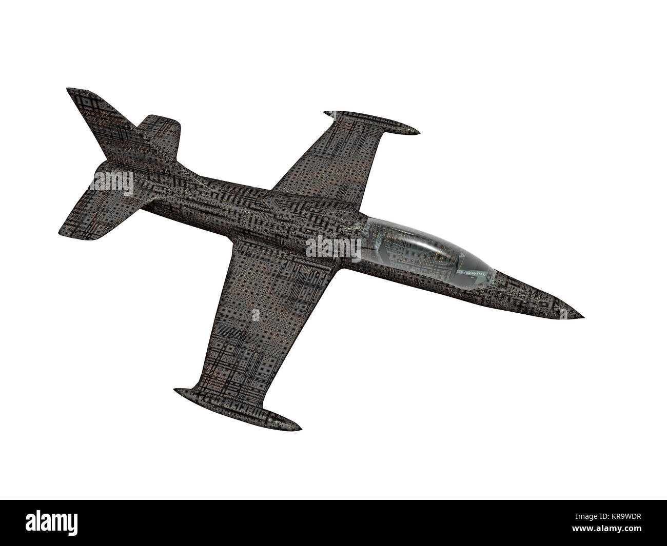 Aéronefs avec propulsion par hélice et par jet exemptés Banque D'Images