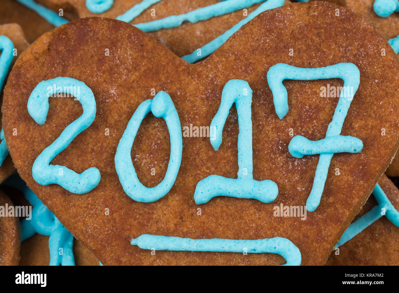 2017 Nombre de cookie Banque D'Images