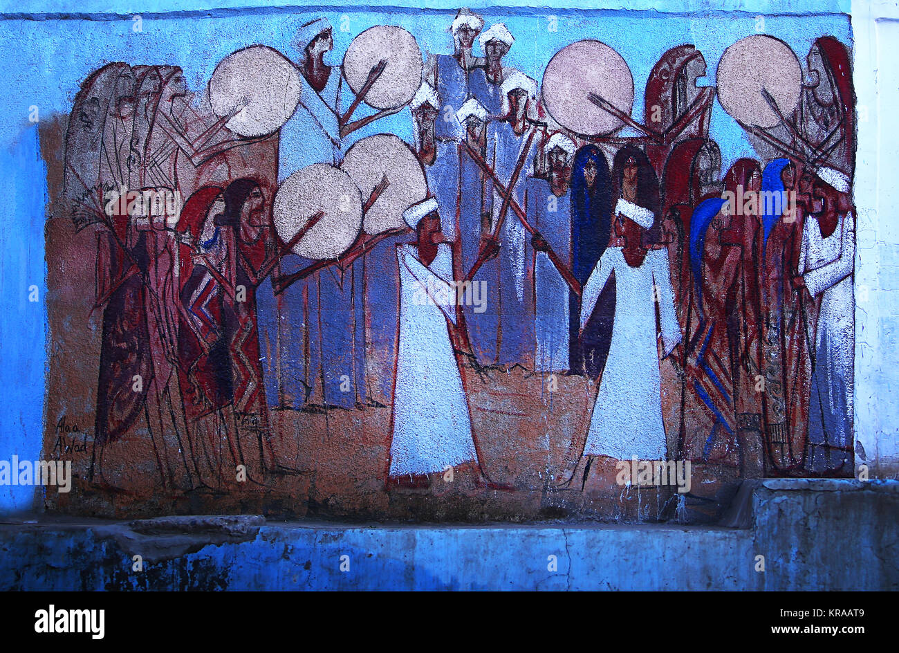 Art nubien Banque D'Images