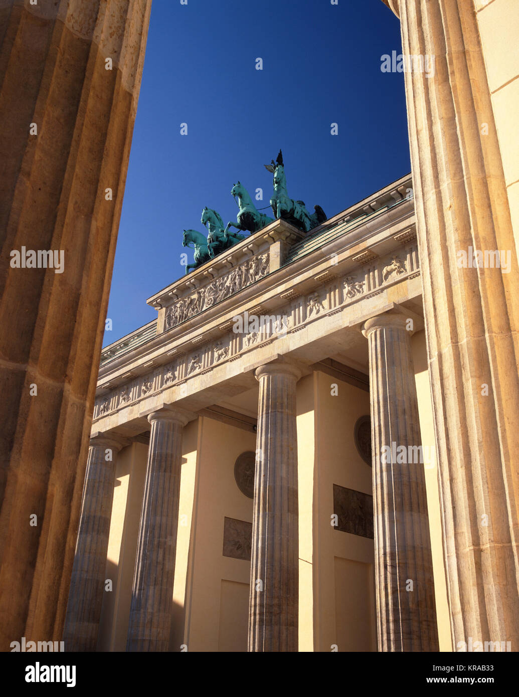 Porte De Brandebourg Pariser Platz Berlin Allemagne La porte de brandebourg berlin allemagne Banque de photographies et d