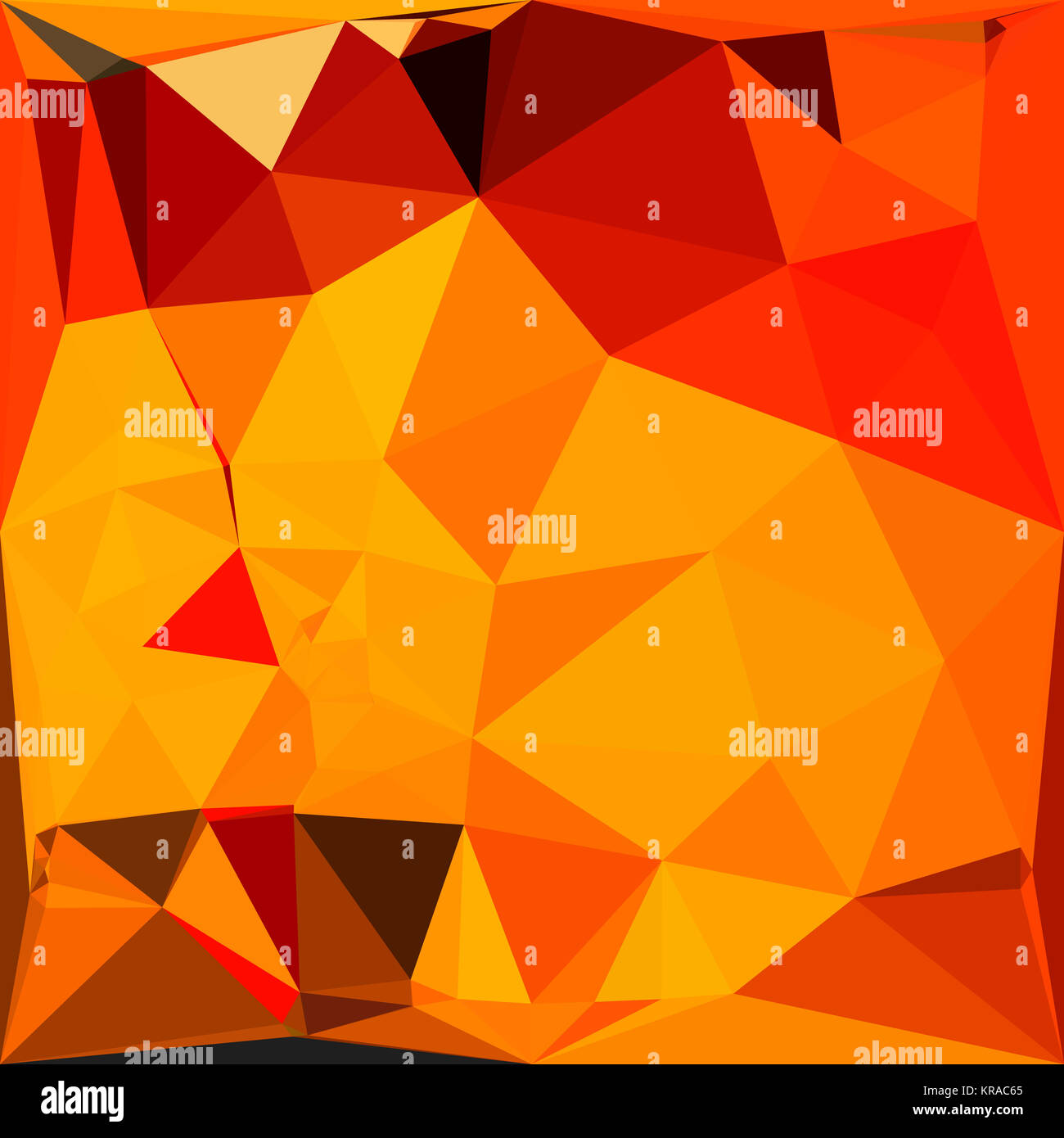 Jaune de cadmium faible fond abstrait Polygone Banque D'Images