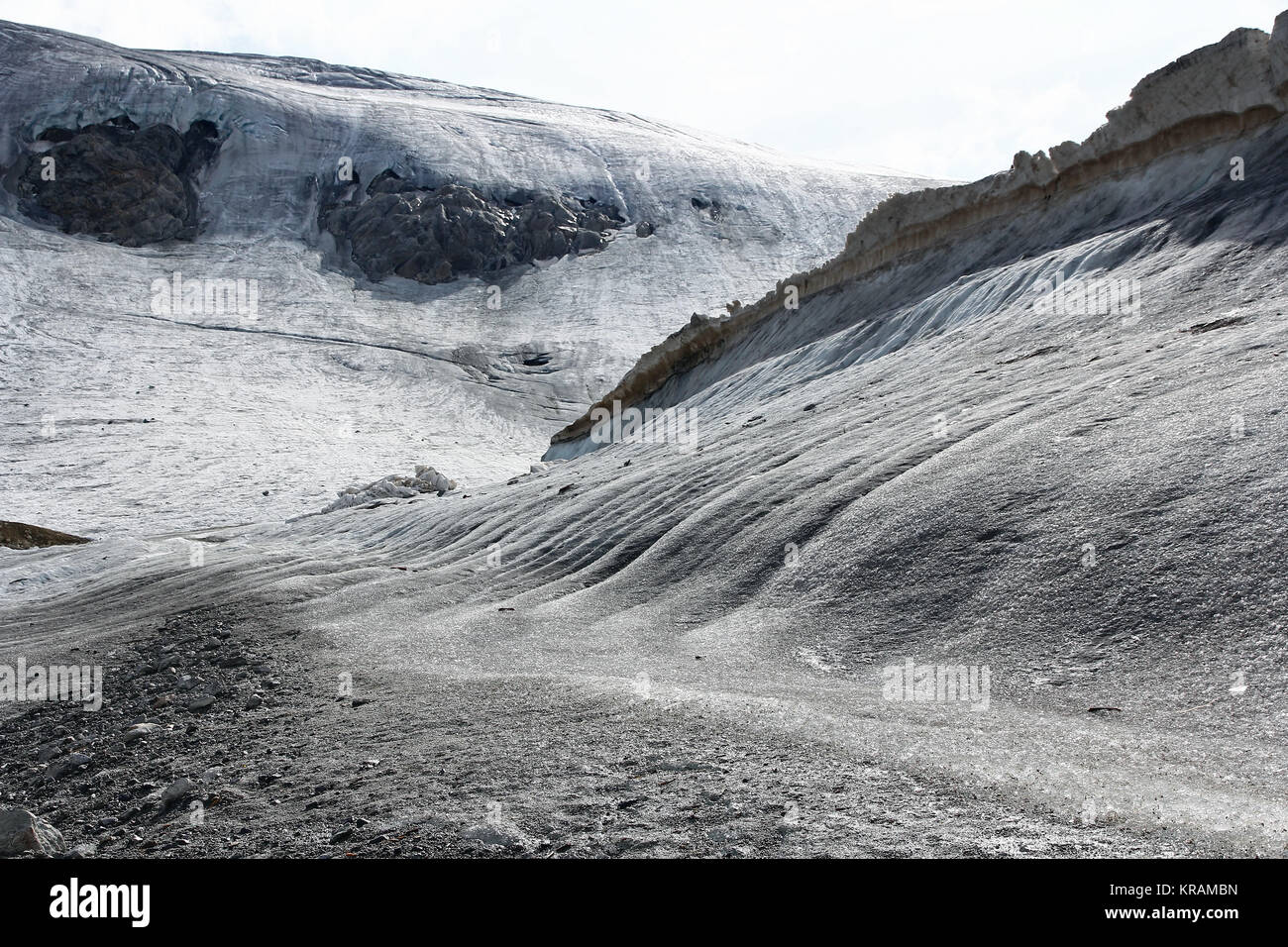 Le rettenbach glacier en Autriche. un glacier en Autriche Photo Stock -  Alamy