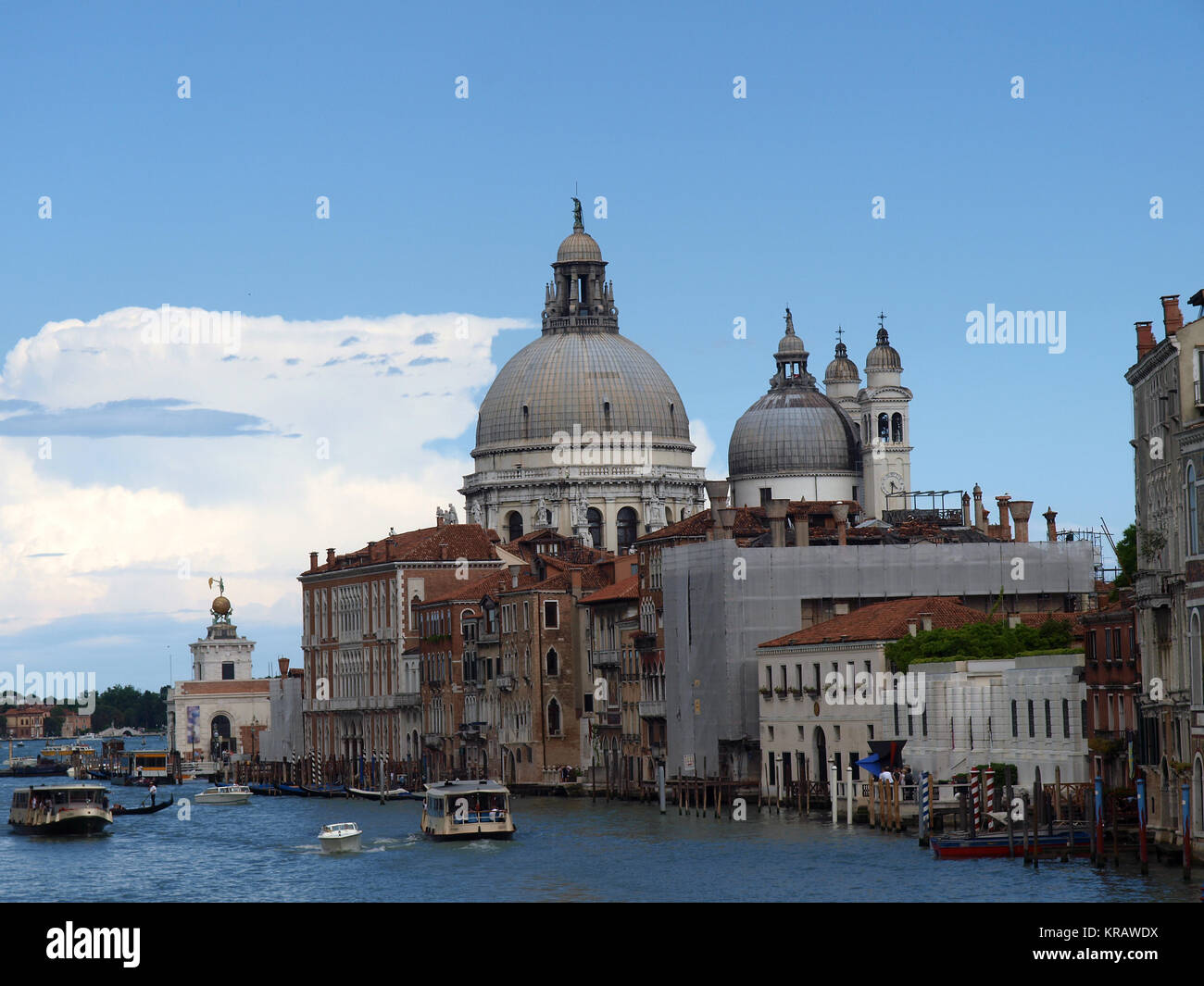 Venise - Vue du Grand Canal et saluer Banque D'Images