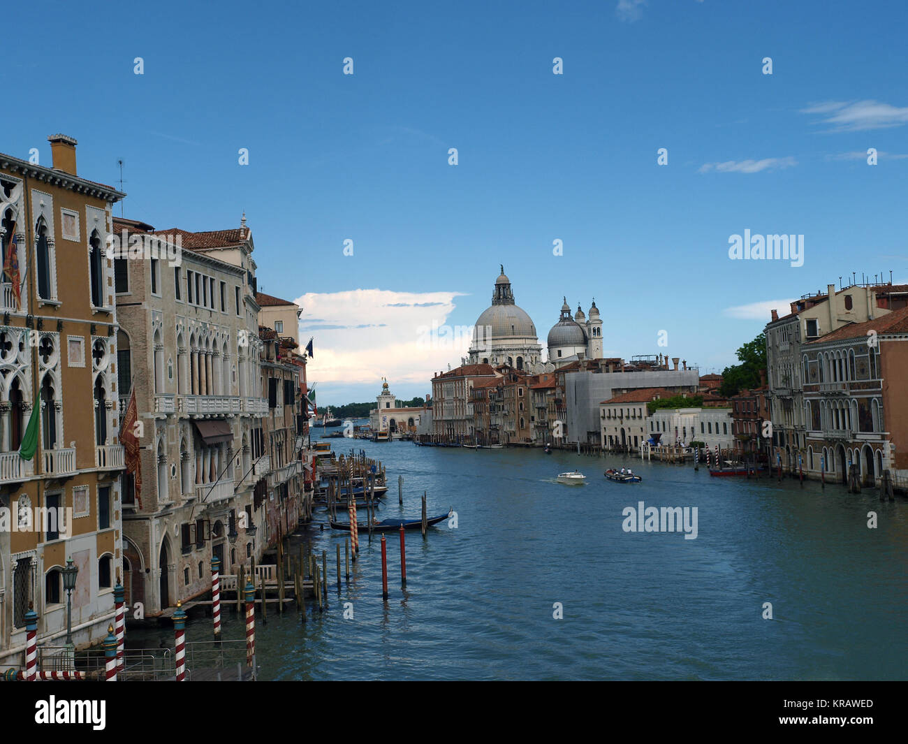 Venise - Vue du Grand Canal et saluer Banque D'Images