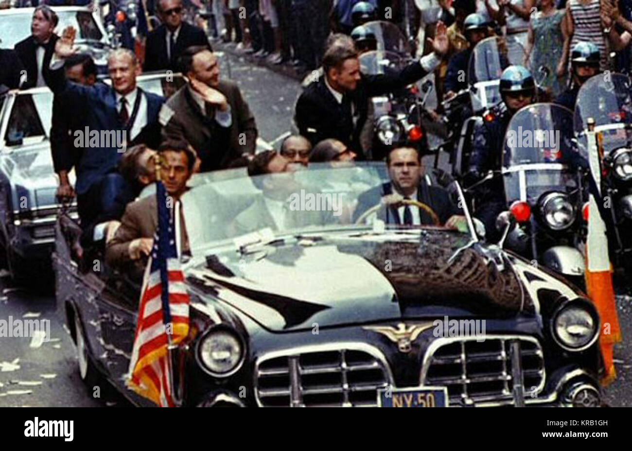Défilé d'Apollo 11 Banque D'Images