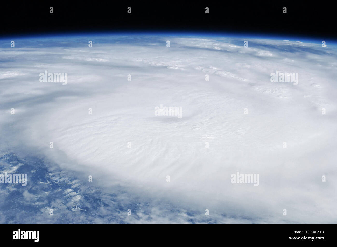 Cyclone tropical Felleng vu de l'ISS Jan 29 2013 Banque D'Images
