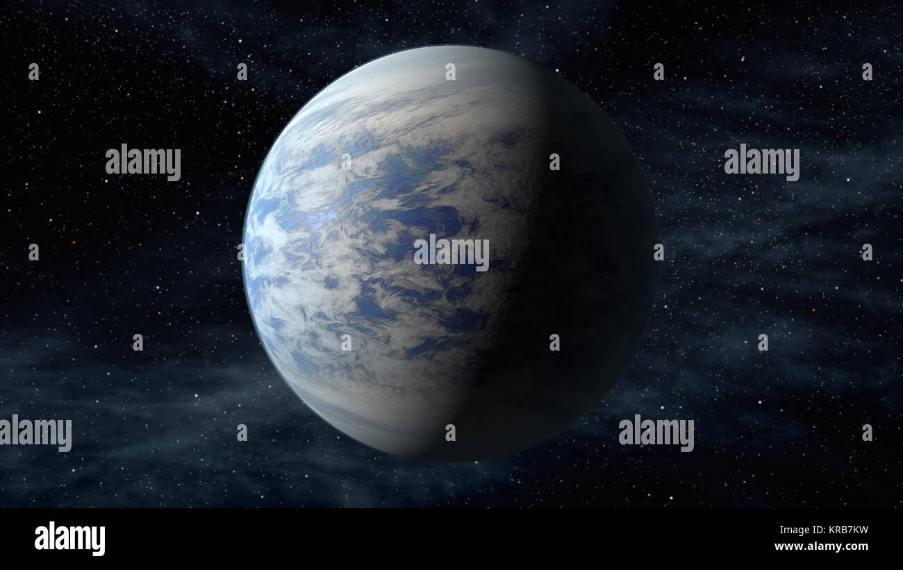 Kepler-69c- Super-Venus Banque D'Images