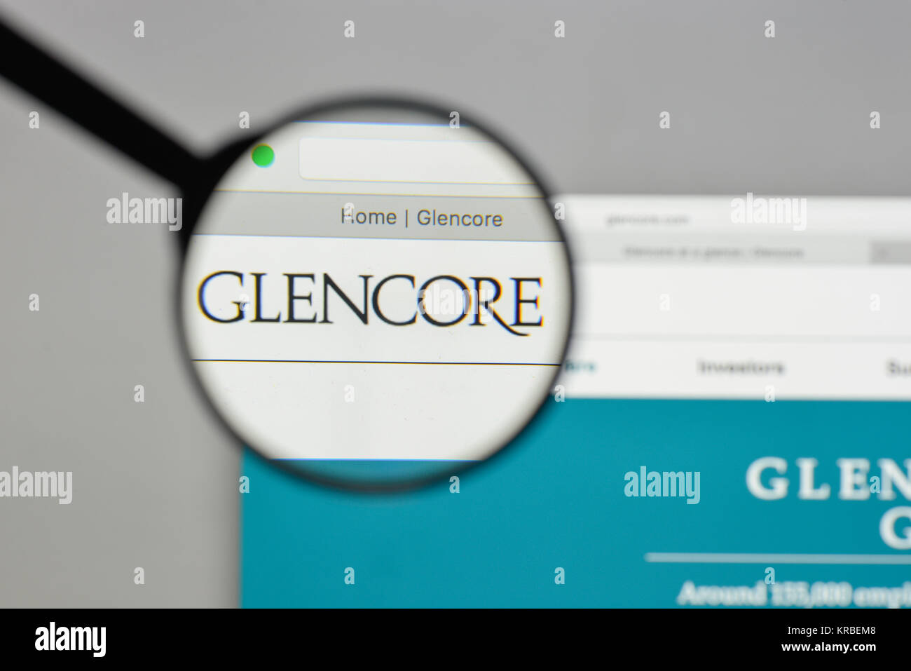 Logo glencore Banque de photographies et d’images à haute résolution
