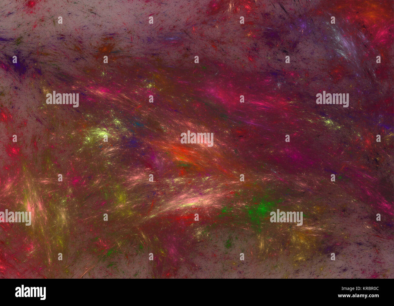 Flamme fractale, computer generated image Banque D'Images