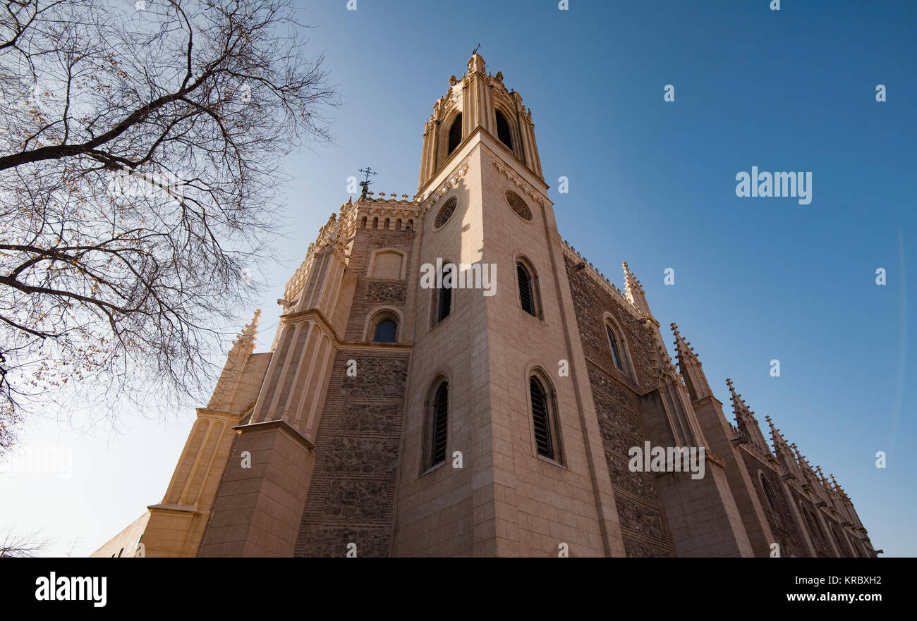 Belle architecture de Madrid, Espagne. Banque D'Images