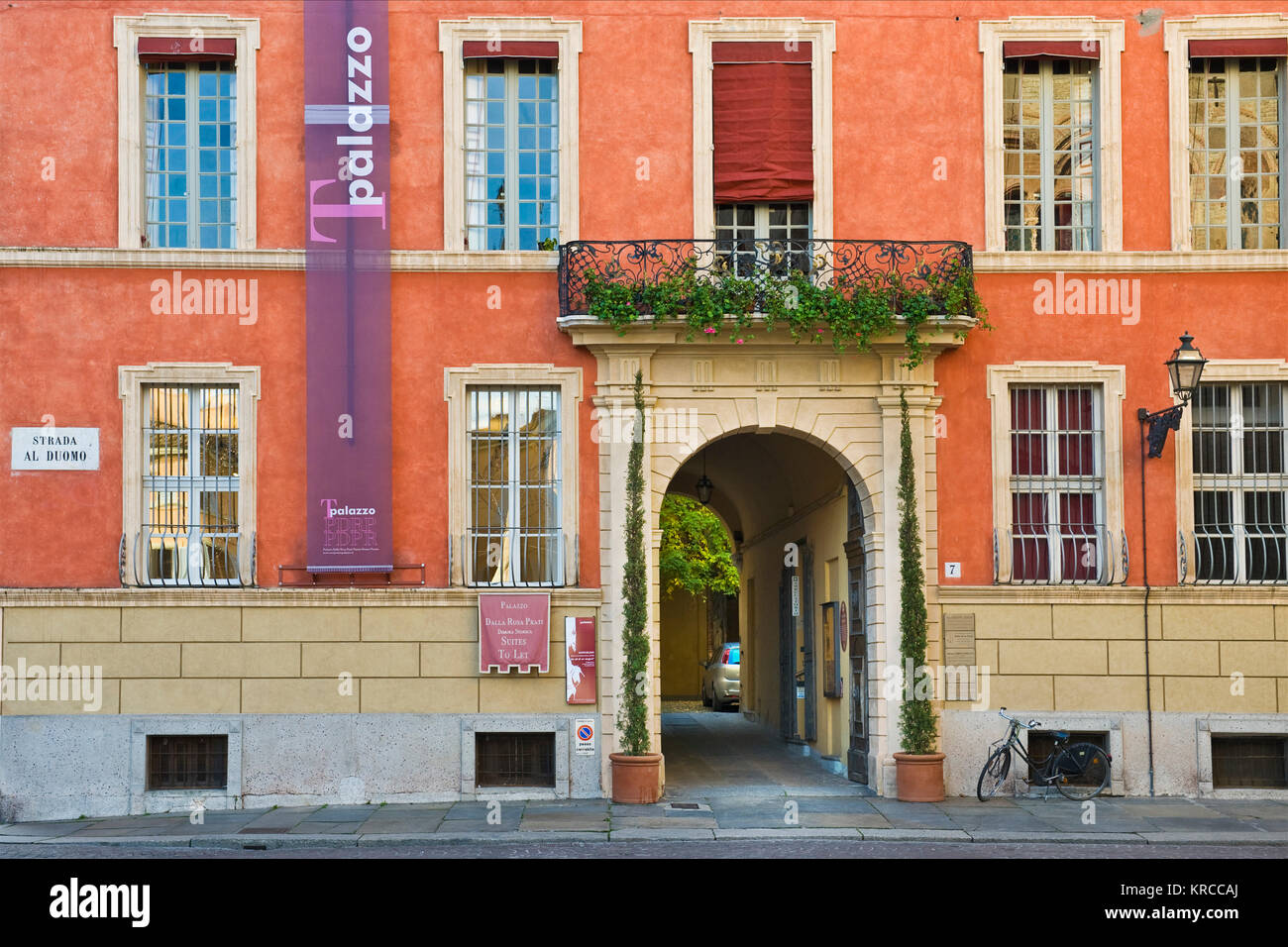 Rosa Prati palais, Parme, Emilie-Romagne, Italie Banque D'Images