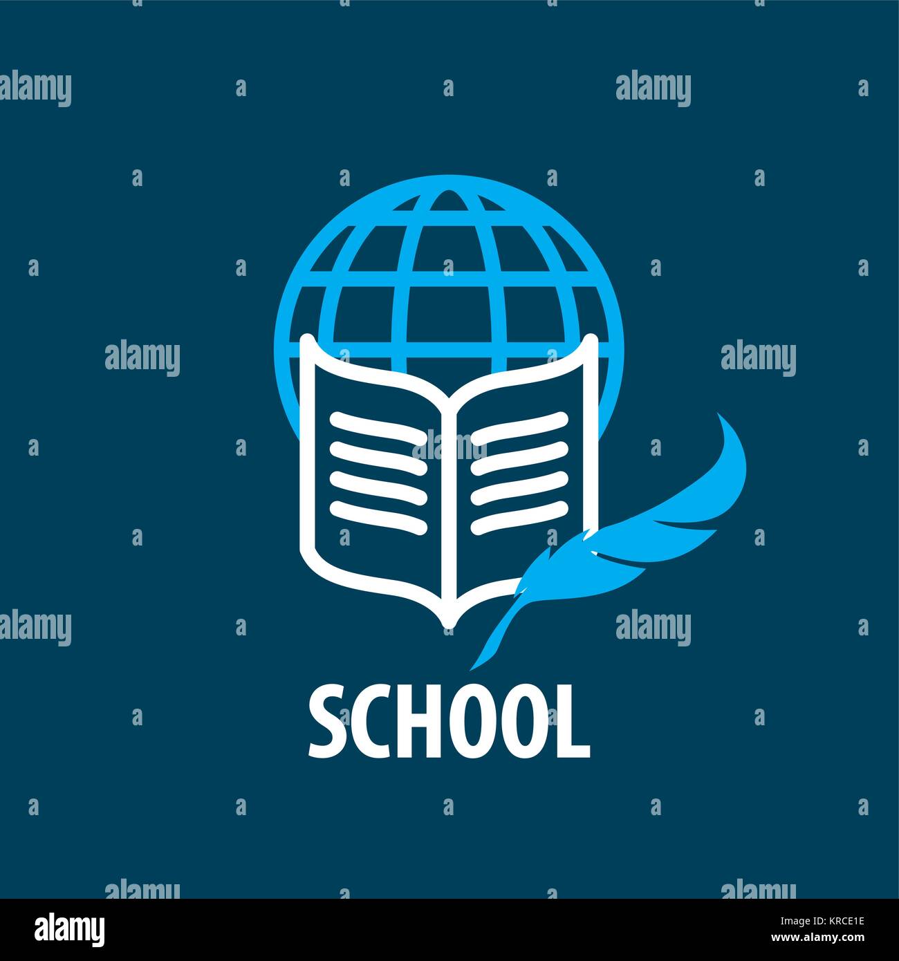 Logo vector School Illustration de Vecteur