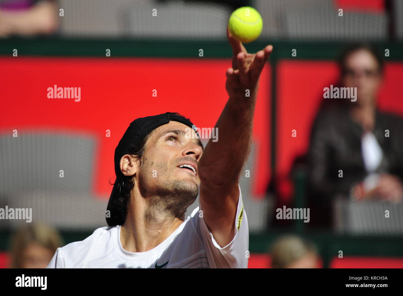 Tommy Haas, Aufschlag German Open, Hamburg, Deutschland Banque D'Images