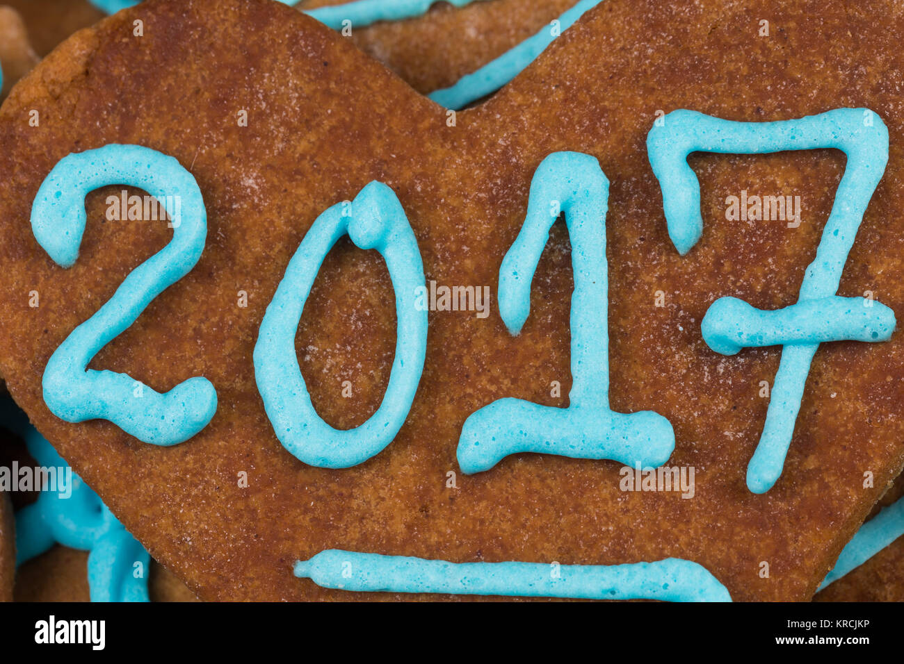 2017 Nombre de cookie Banque D'Images