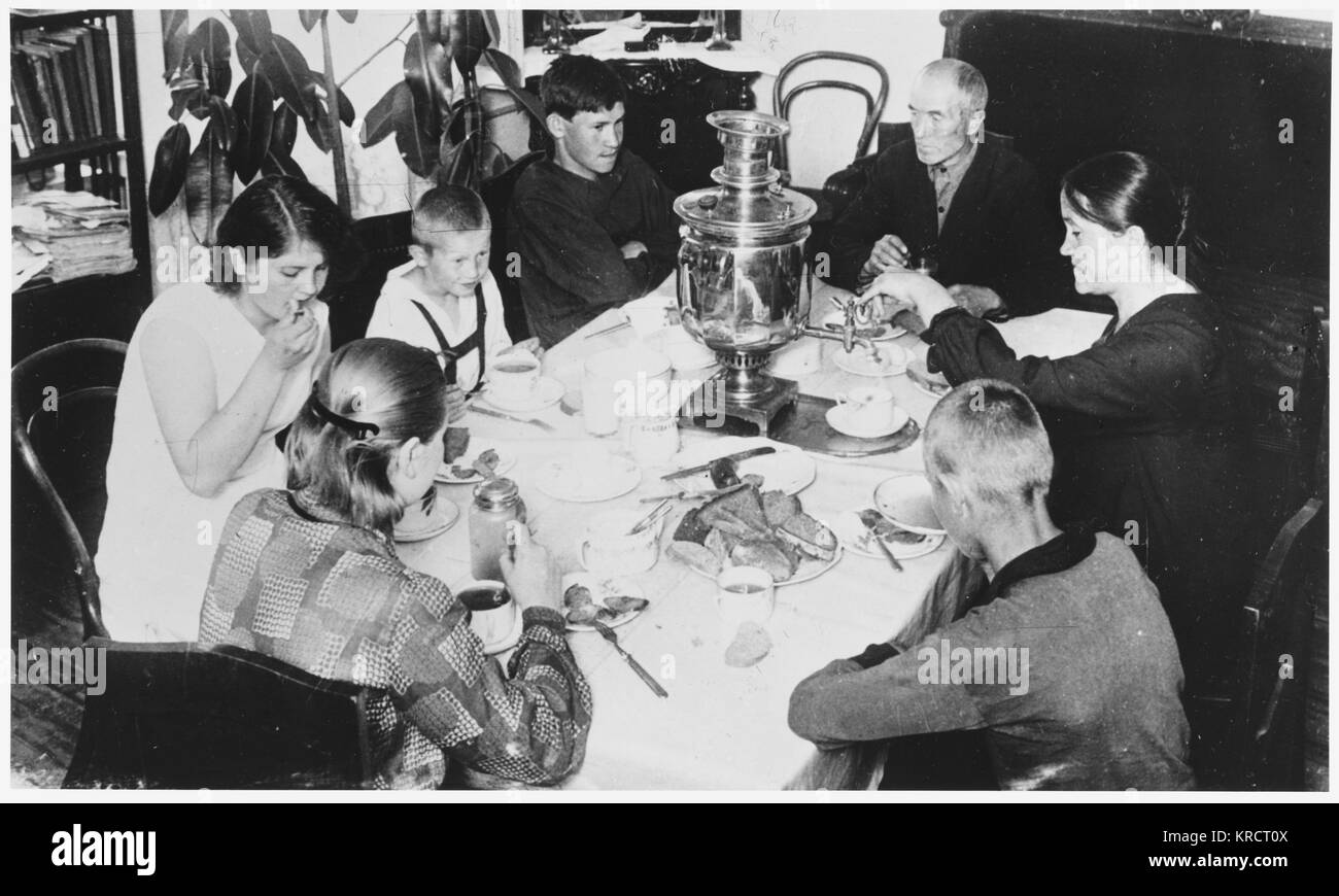 RUSSIE/JOUR DANS LA VIE, 1931 Banque D'Images