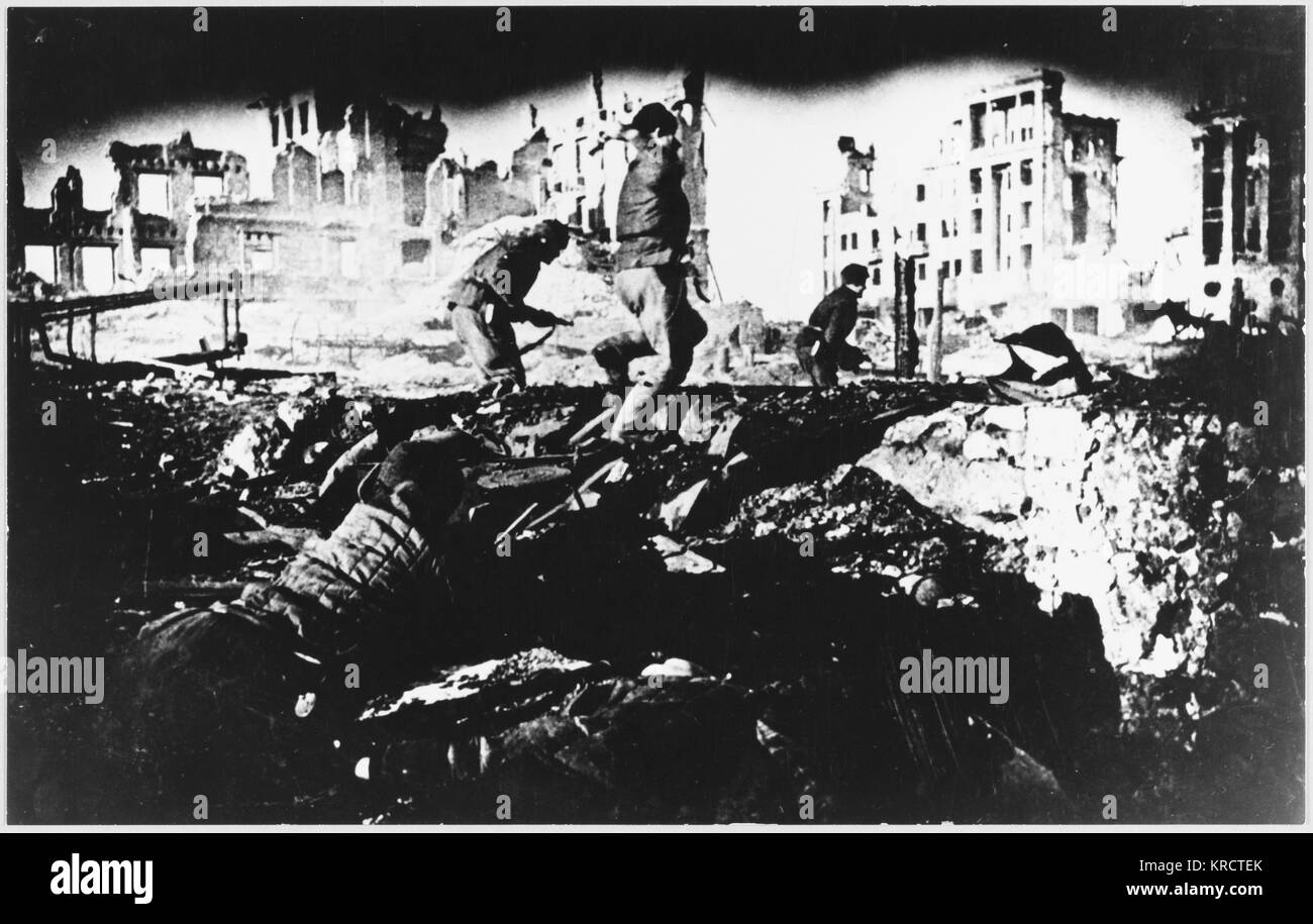 STALINGRAD STREET FIGHT Banque D'Images