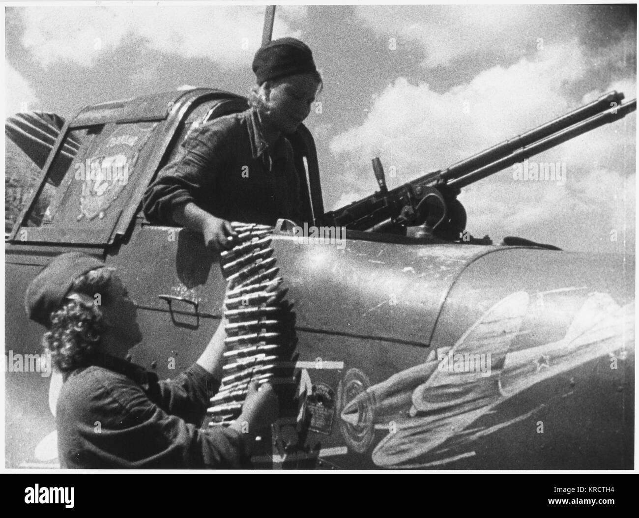 ÉQUIPE AU SOL POUR FEMMES Banque D'Images