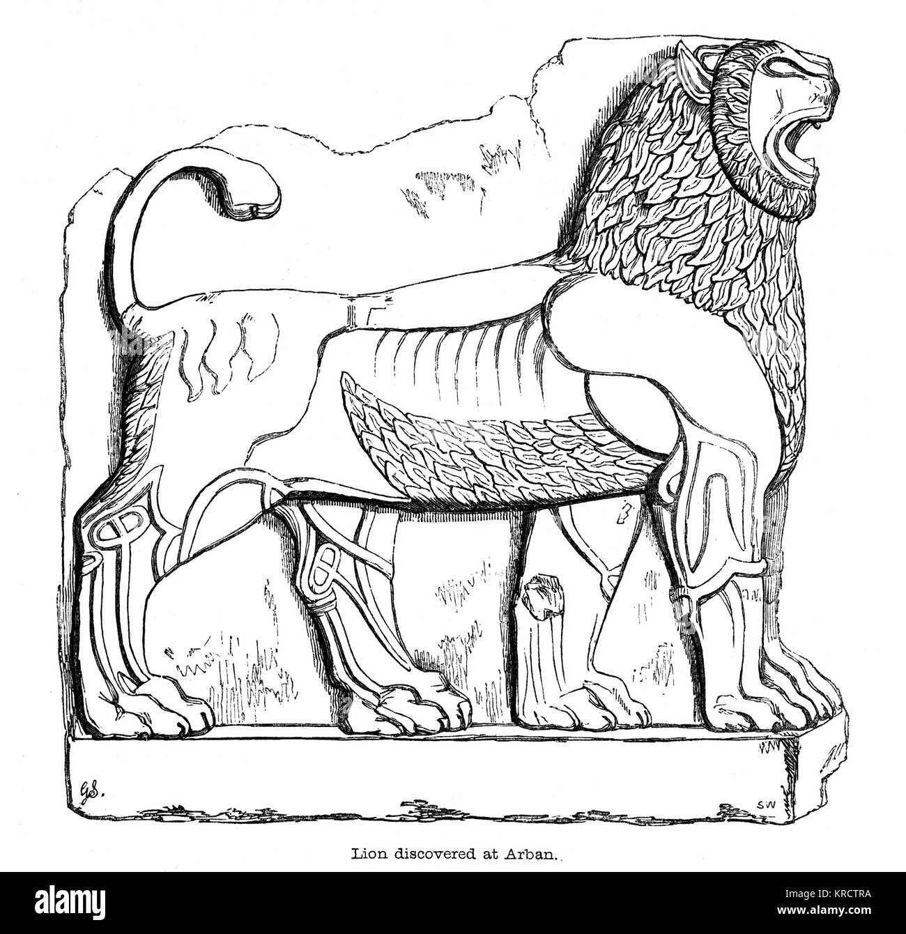 SYRIE/ARCHÉOLOGIE/ARYAN Banque D'Images