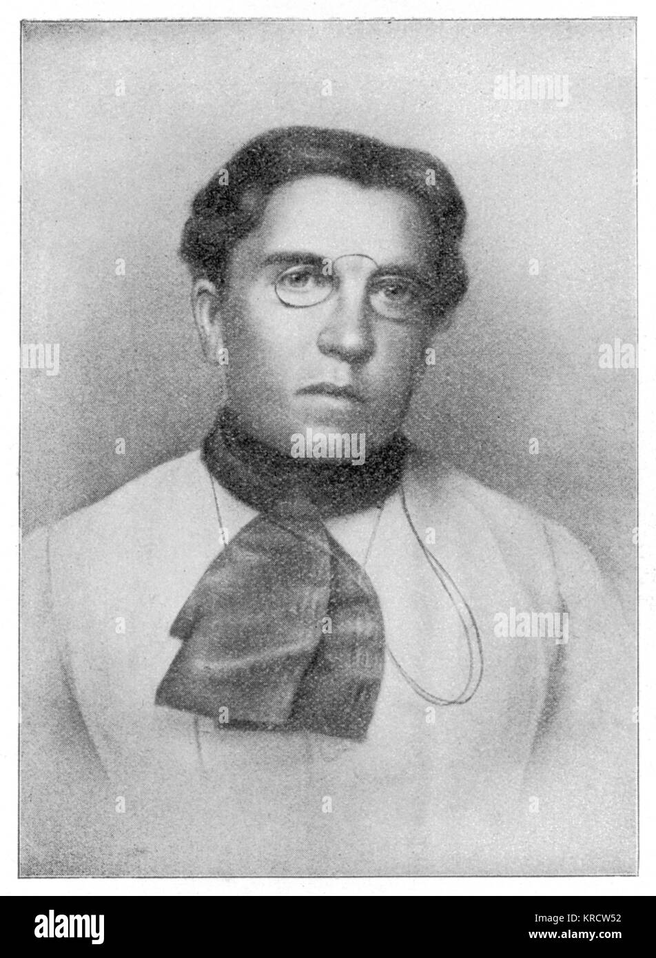 EMMA GOLDMAN né lituanienne agitateur anarchiste américain, dont les enseignements inspirés Leon Czolgosz d'assassinat du Président William McKinley. Date : 1869 - 1940 Banque D'Images