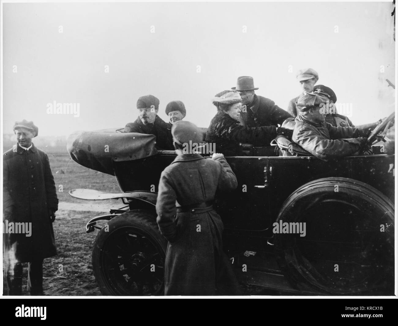 LÉNINE AU DÉFILÉ DE L'ARMÉE Banque D'Images