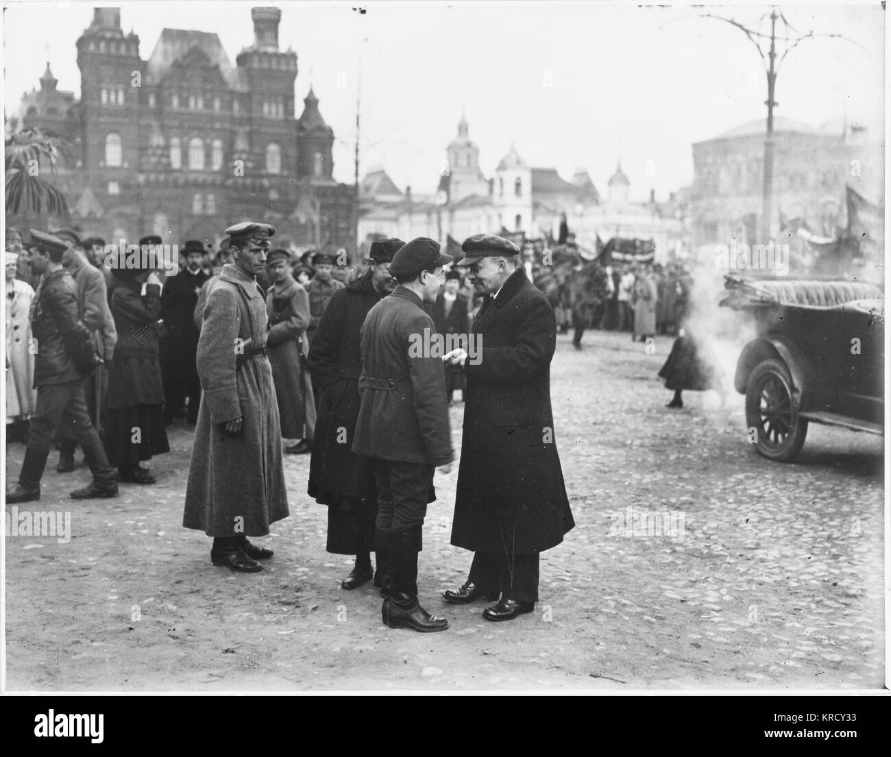 LÉNINE/CARRÉ ROUGE/JOUR DE MAI Banque D'Images