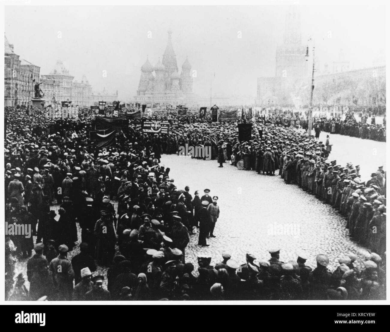 DÉFILÉ DE MOSCOU LE JOUR DE MAI Banque D'Images