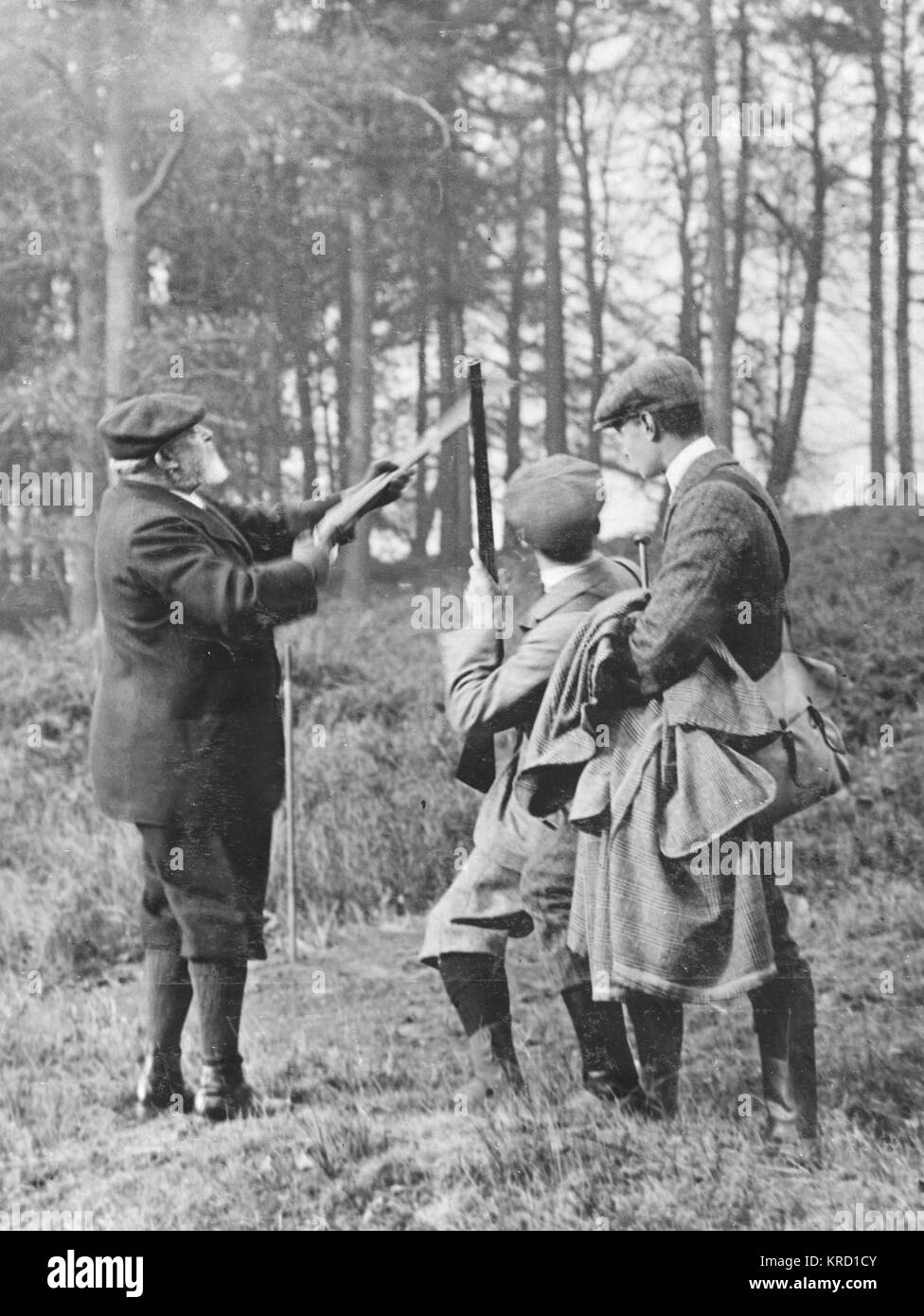 Edward VII tournage à Windsor Banque D'Images