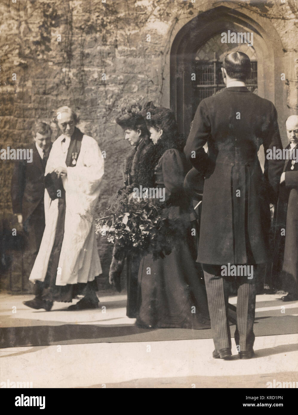 Queen Alexandra et l'impératrice Marie, Maundy jeudi Banque D'Images