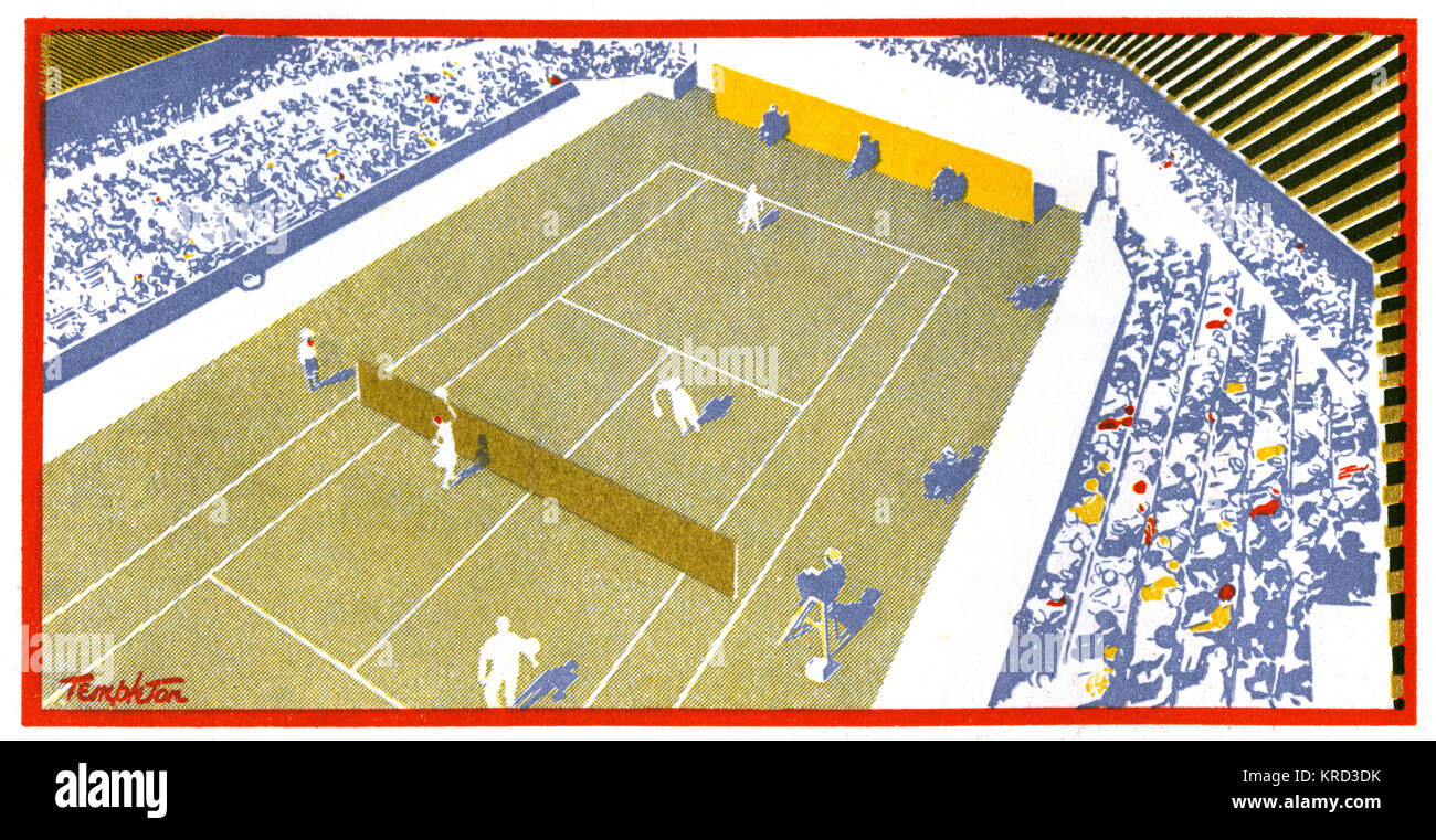 Centre court, Wimbledon Banque D'Images