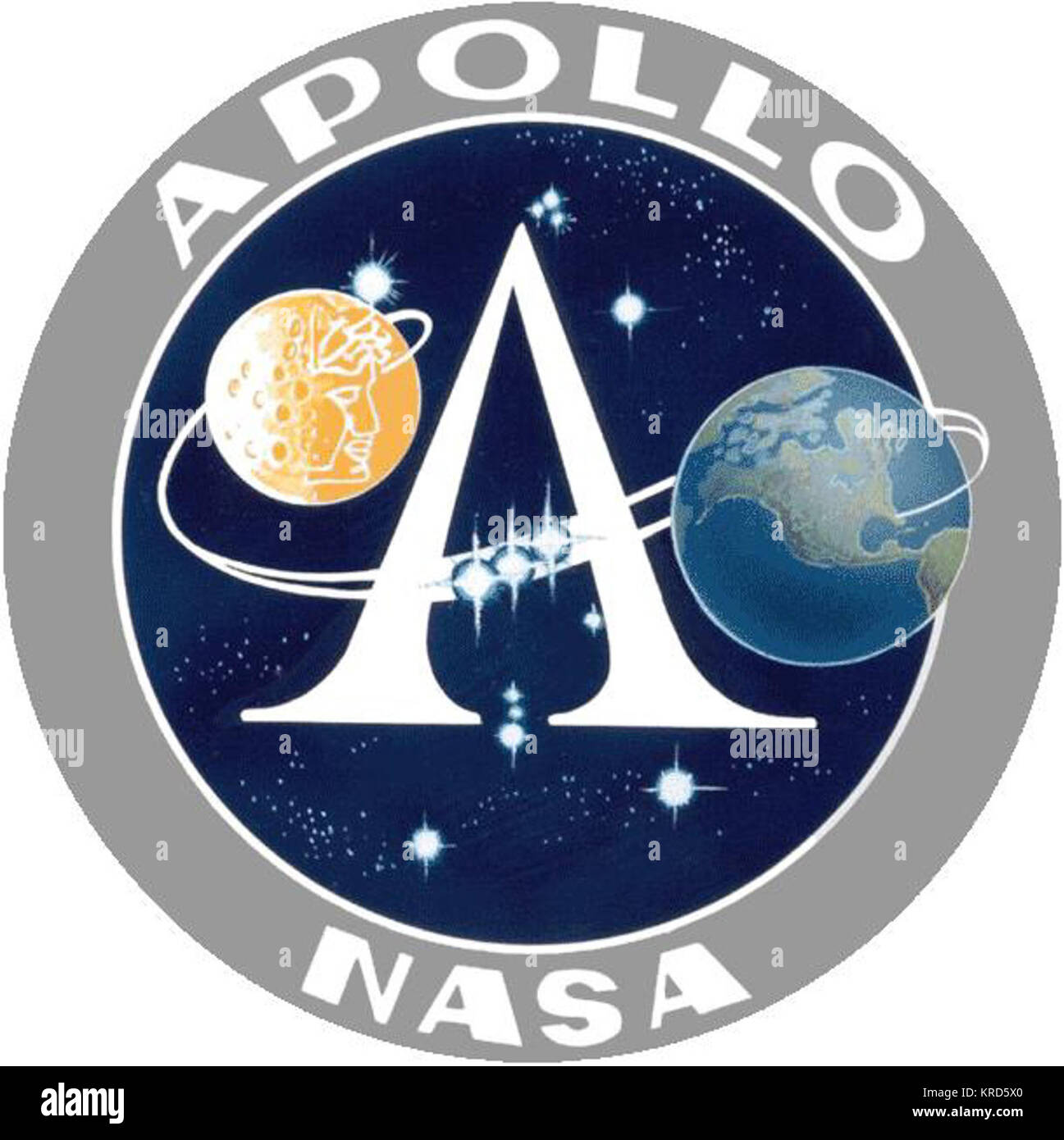 Insigne du programme Apollo Banque D'Images