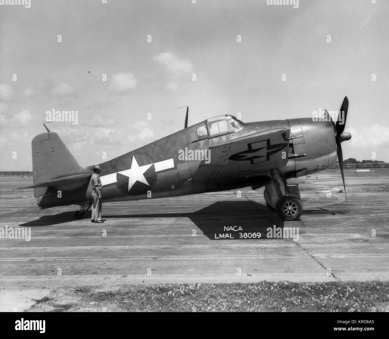 Grumman XF6F-4 Hellcat Banque D'Images