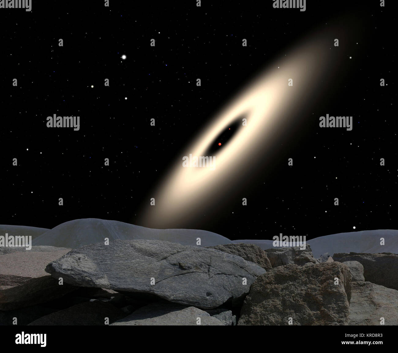 David A. Aguilar's Red Dwarf Stars Banque D'Images