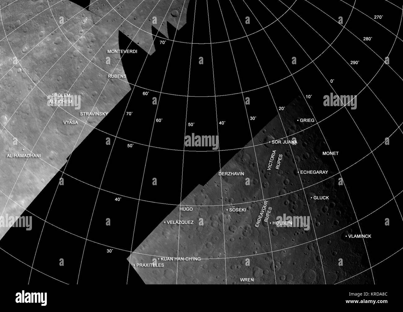 Le mercure, région d'Aurora Banque D'Images