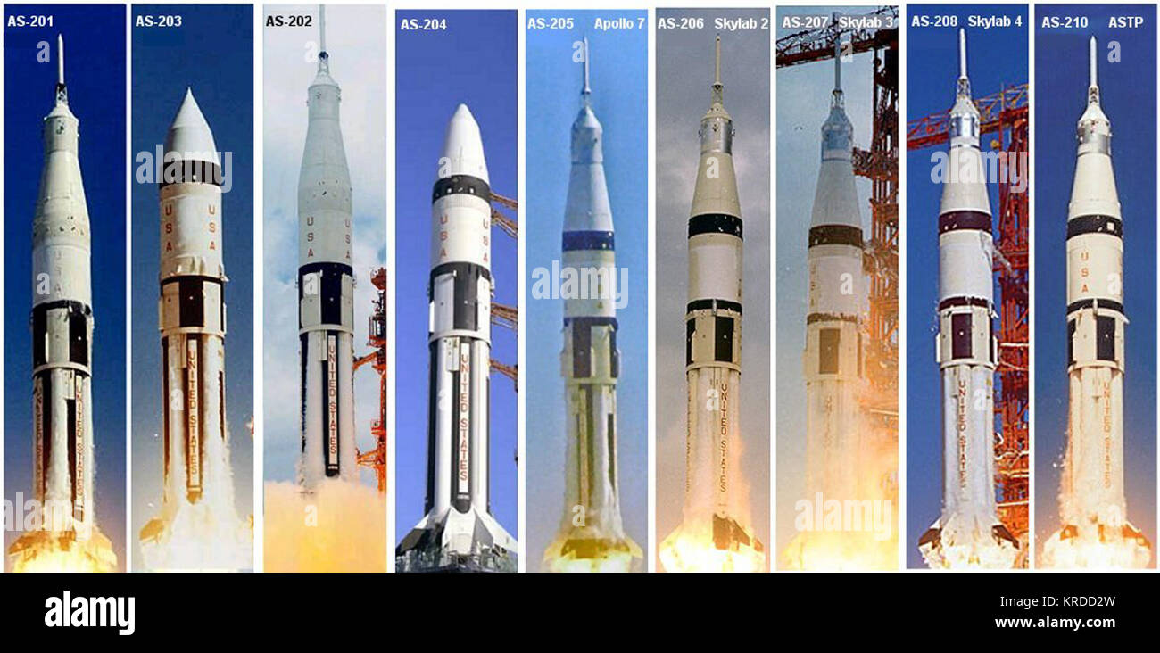 Saturn IB lance Banque D'Images