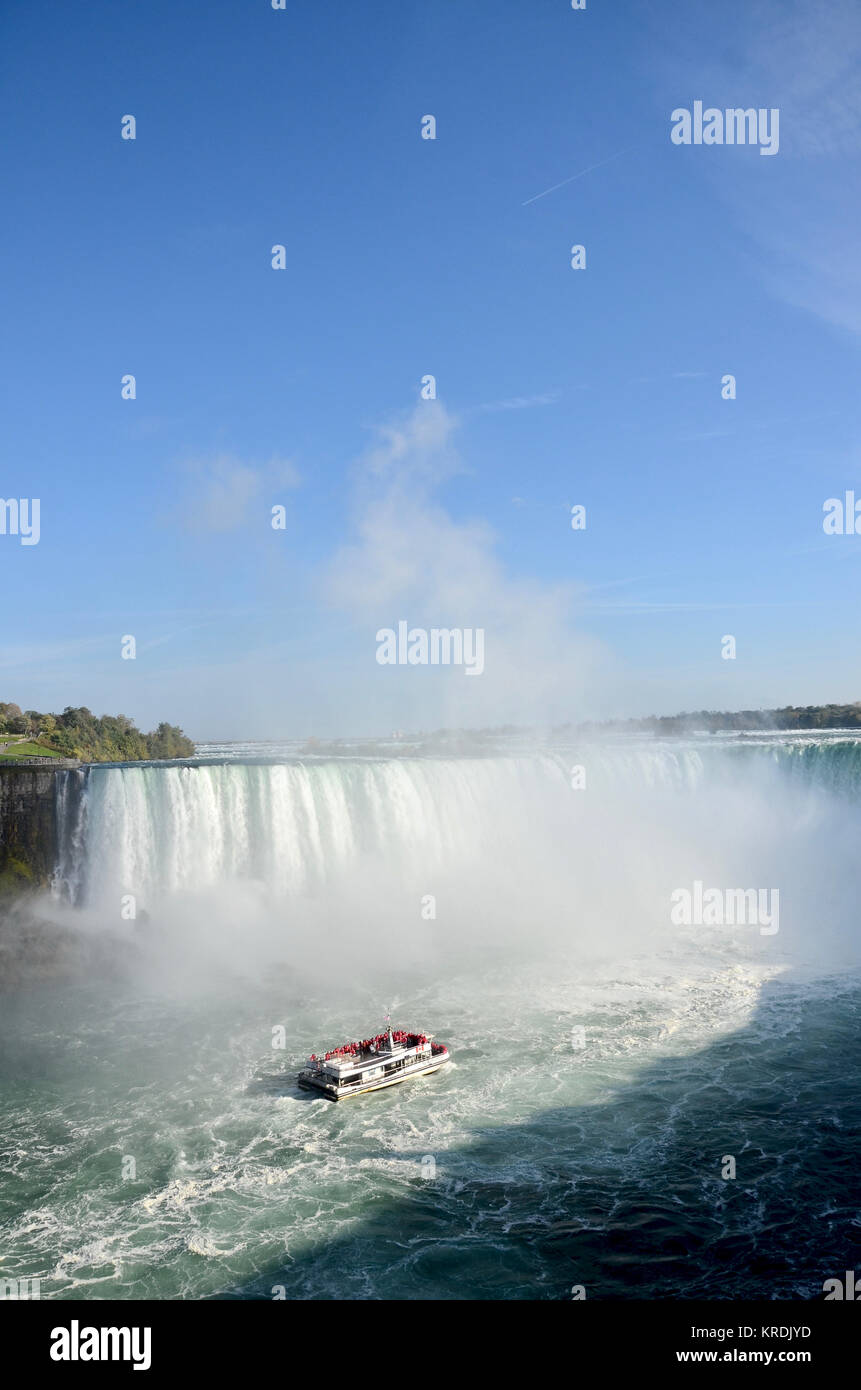 Niagara Falls, du côté canadien, Buffalo, New York State, USA Banque D'Images