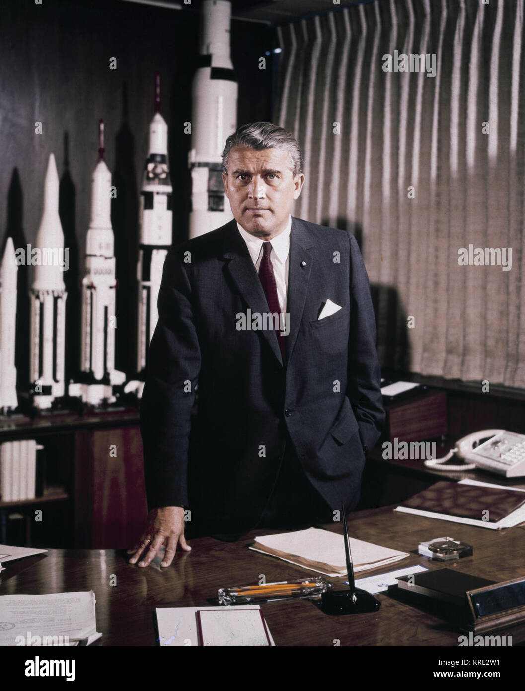 X-default Wernher von Braun Banque D'Images