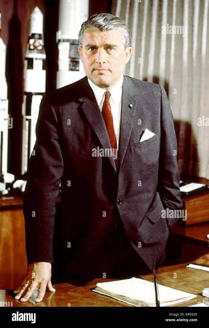 Récolte de Wernher von Braun Banque D'Images