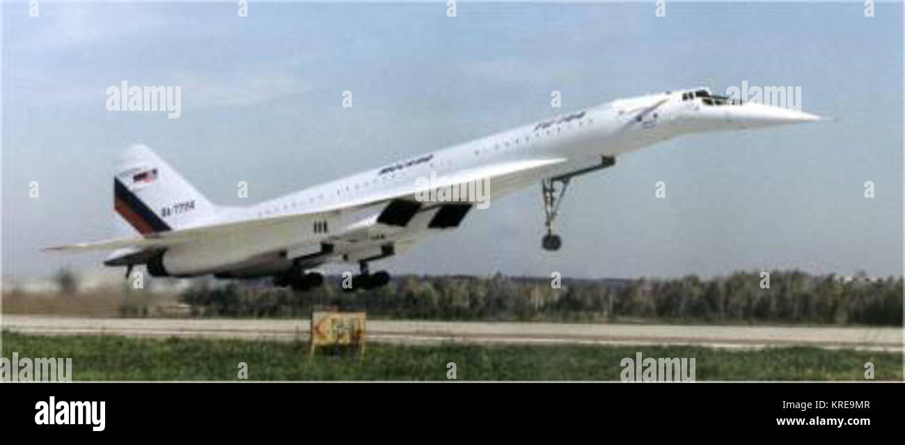 Tu-144 Banque D'Images