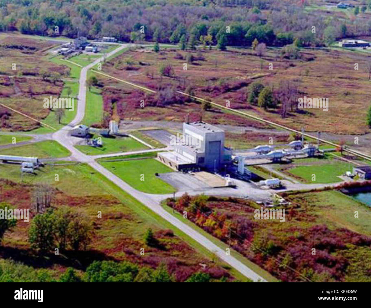 GRC PBS B-2 Vue aérienne Banque D'Images