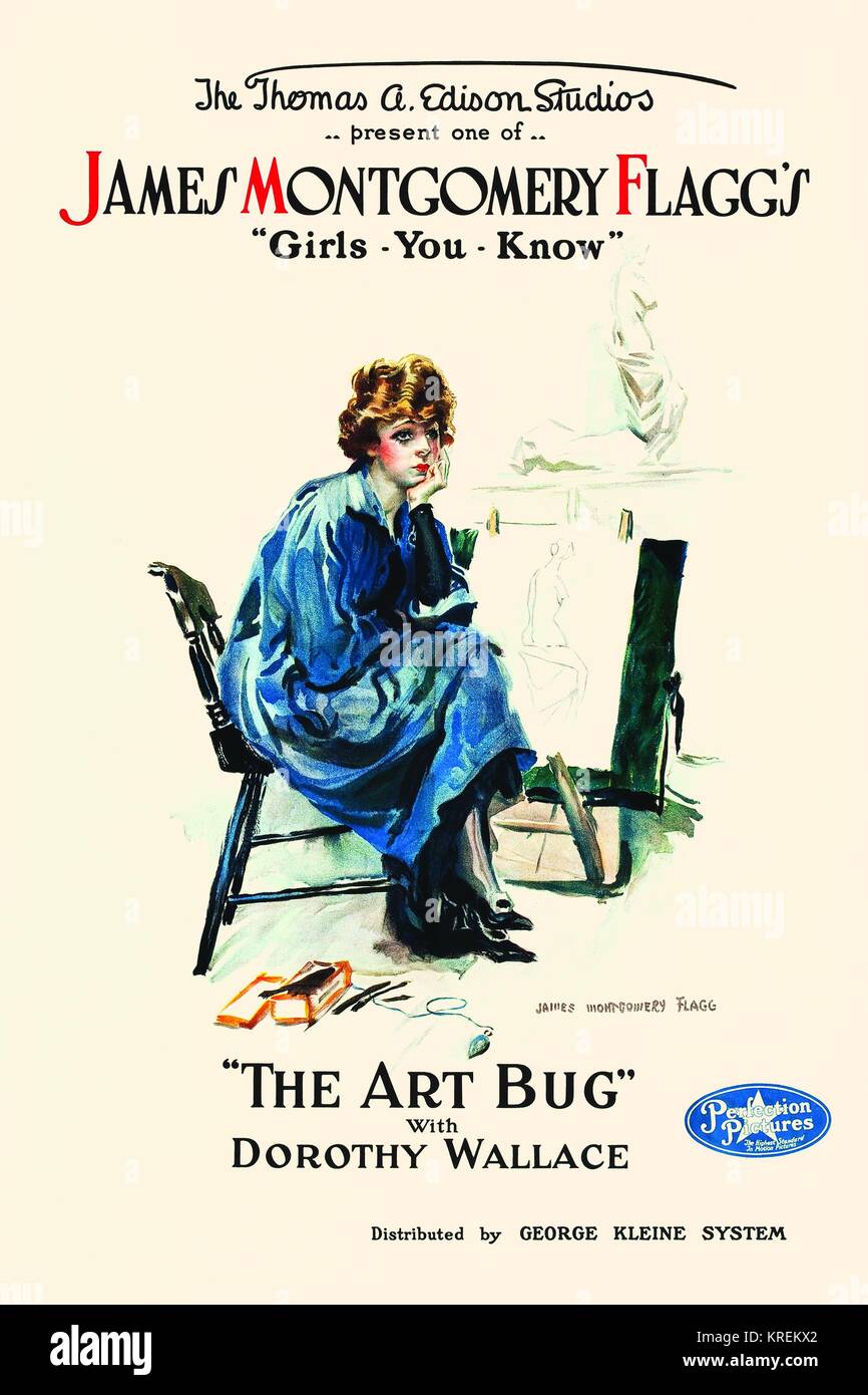 James Montgomery Flagg's l'Art Bug Banque D'Images