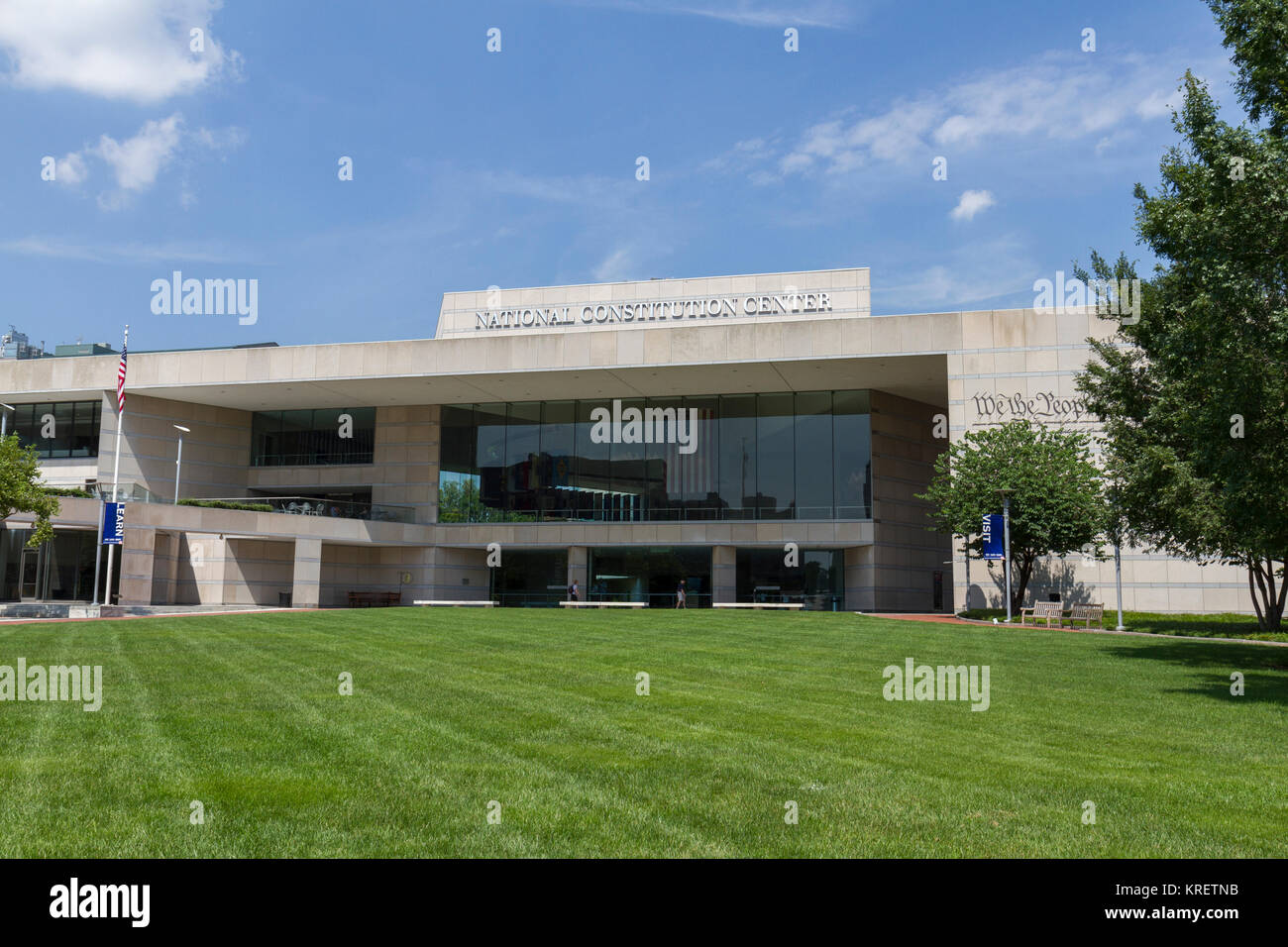 Le National Constitution Center de Philadelphie, Pennsylvanie, USA. Banque D'Images