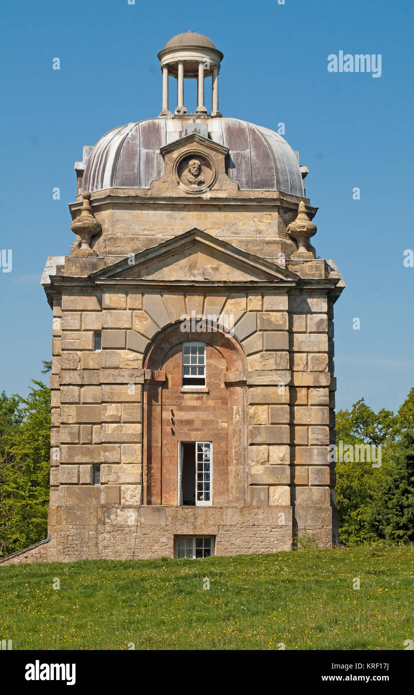 La porte d'Oxford, Stowe Landscape Garden, Buckinghamshire, Angleterre, Grande-Bretagne, Royaume-Uni Banque D'Images