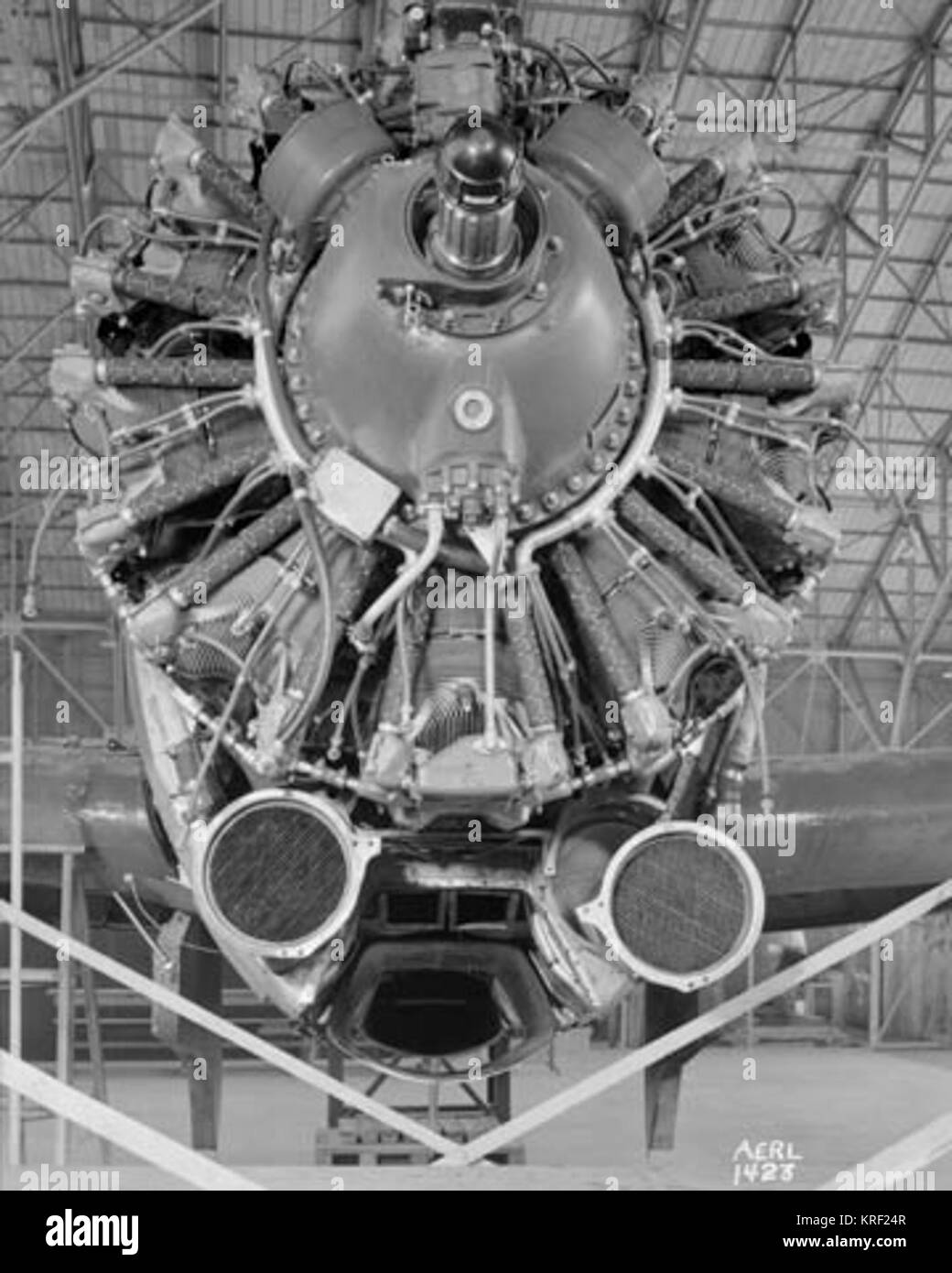 26 Pratt & Whitney R-2800 GRC NASA Banque D'Images