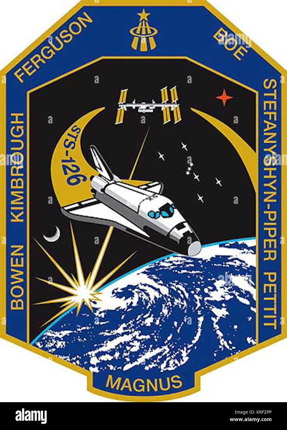 STS-126 insigne Banque D'Images