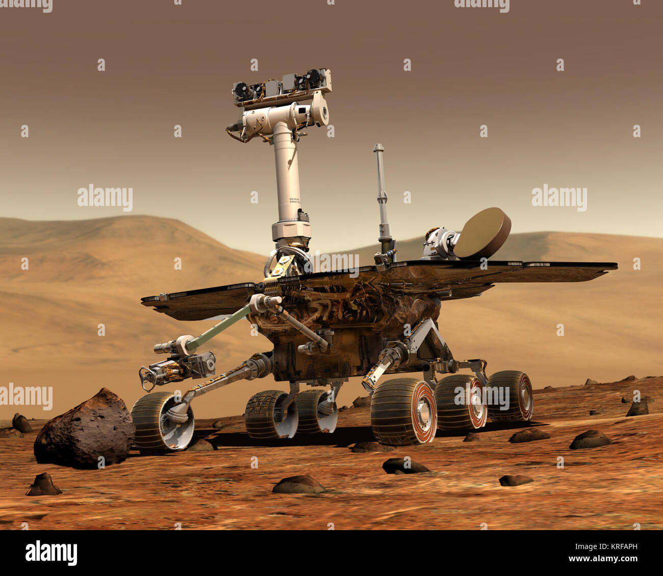 NASA Mars Rover Banque D'Images