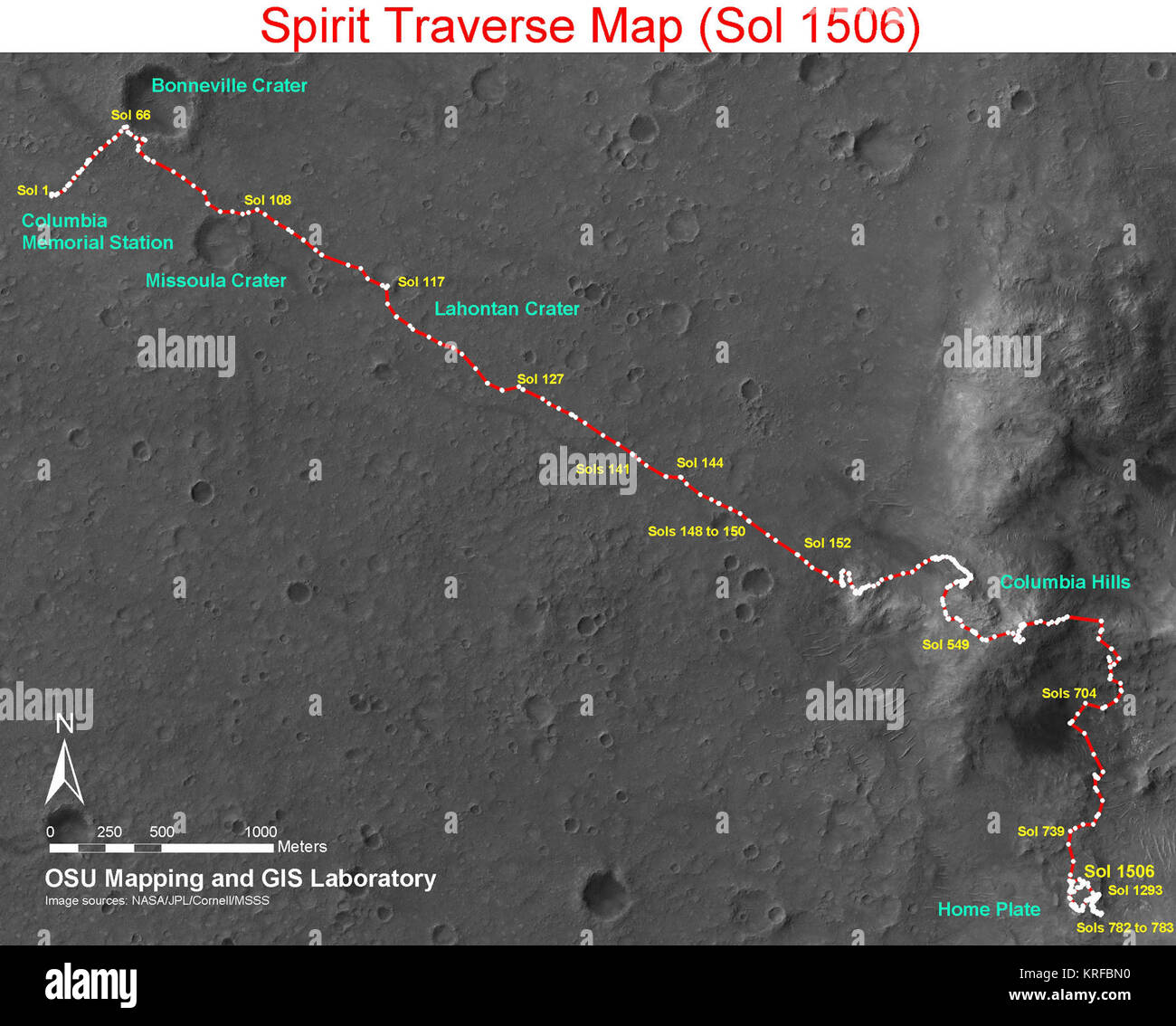 SpiritTraverseMap Banque D'Images